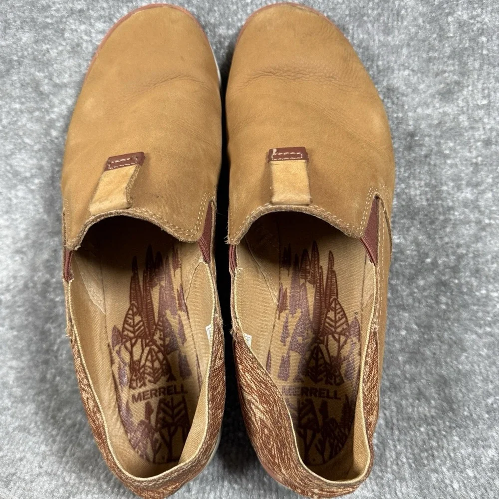 Merrell‎ Shoes Women's 10 Brown Sugar Leather Slip On Performance Casual Comfort
